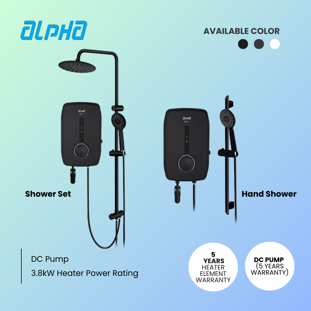 [Alpha] EZY-i All black DC Pump Water Heater