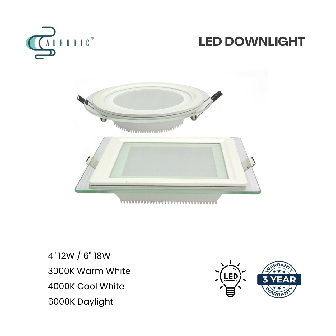 [Auroric] 4“/6” Downlight with Glass